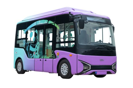 품질  Electric Mini Buses Zero Emission Minibus Passenger Capacity 11 Seaters Battery Capacity 80kwh 공장