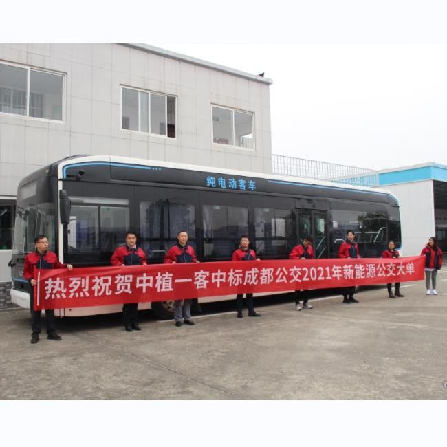 12m LHD 배터리 전기 버스 E-Bus 46 좌석