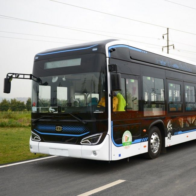 12m 저상 전기 시내버스 | 고용량 LFP 배터리 300km 주행 거리 | OEM 대중교통 솔루션