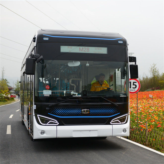 12m 저상 전기 시내버스 | 고용량 LFP 배터리 300km 주행 거리 | OEM 대중교통 솔루션