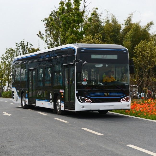 12m 저상 전기 시내버스 | 고용량 LFP 배터리 300km 주행 거리 | OEM 대중교통 솔루션