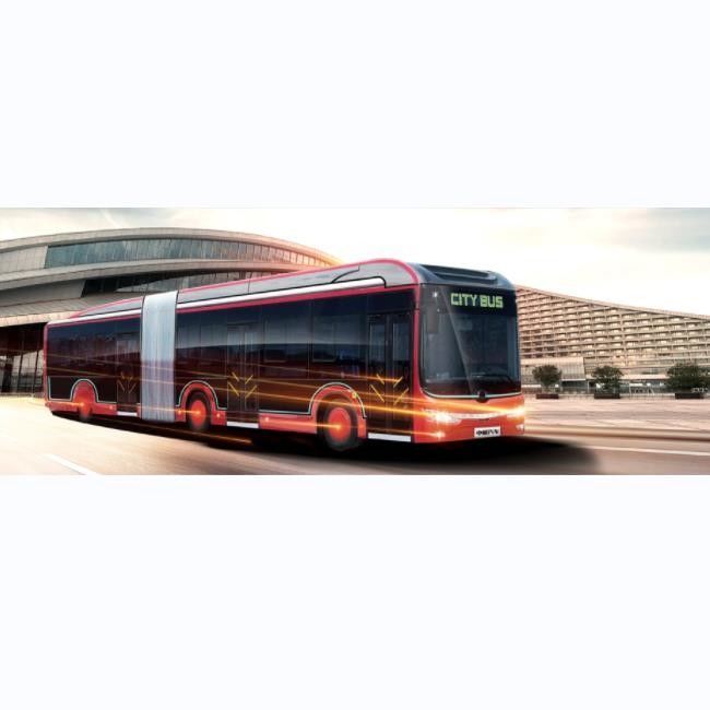 18 M 전기 Brt 도시 버스 최고 속도 69km/h 50 좌석 장거리 전기 버스