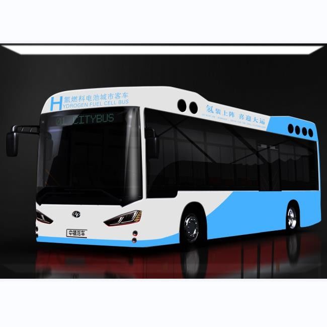 녹색 여행 10.5m 27 자리 Elec 시 수소 연료 전지 버스 LHD 0 배출