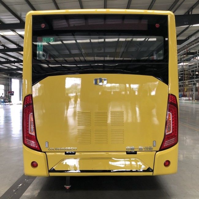 두 개의 문 8m 도시 배터리 전기 버스 198.4kwh 배터리 전력 29 좌석 및 LHD 스티어링