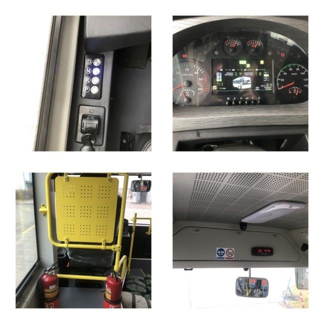 270km 주행 거리의 6m Zev 버스 16인승 전기 미니버스 (도시 간 운송용)