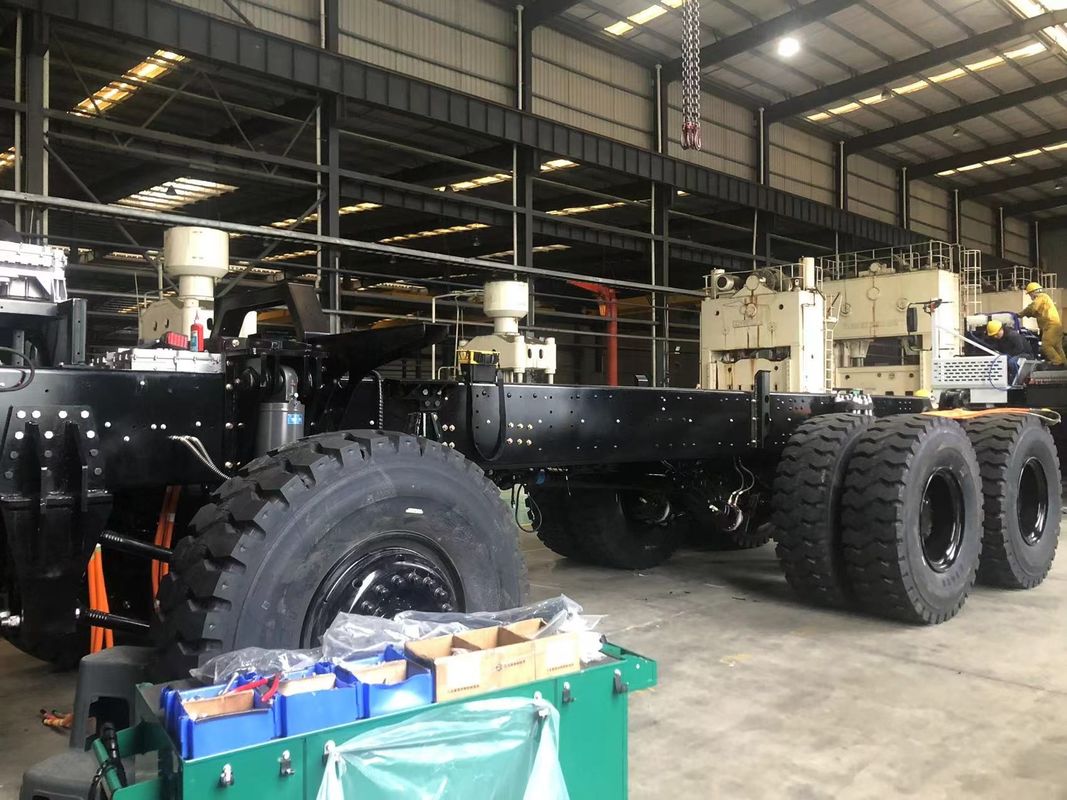 110 톤의 유료 화물 전기 광산 트럭, 528kWh LFP 배터리