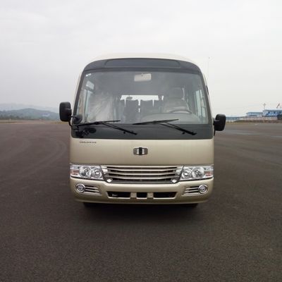 32석 전기 코치 통근 버스 자동 변속기 크루즈 범위 200km