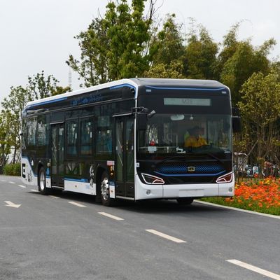 공기 스프링과 12m 낮은 진입 바닥 EV 배터리 전기 버스