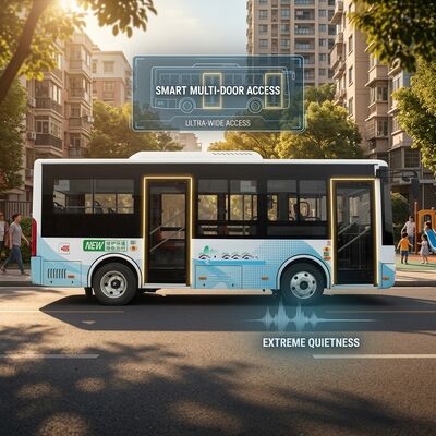 6.6m 전기 시티버스 뉴 에너지 270KM 마일리그 16자리 맞춤식 수락