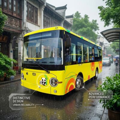 6.6m EV 버스 전기 미니 버스 2단계 자동 변속기